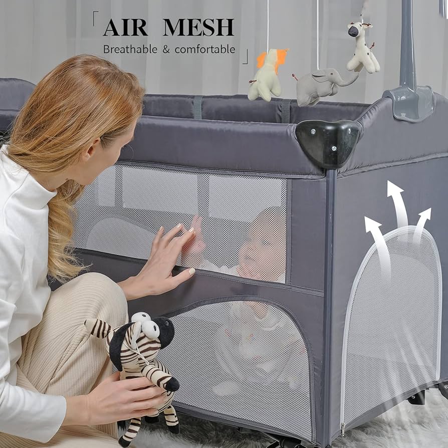 ＊satchan＊トラベルシステム Amazon.com: ISELECTOR Portable Baby Bassinet Travel Baby Bed